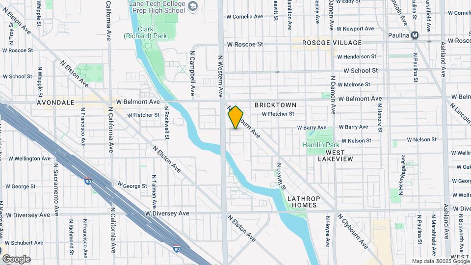 2335 W Barry Ave Map and Location Details