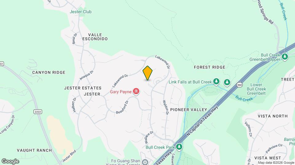 6621 Mesa Hollow Dr Map and Location Details