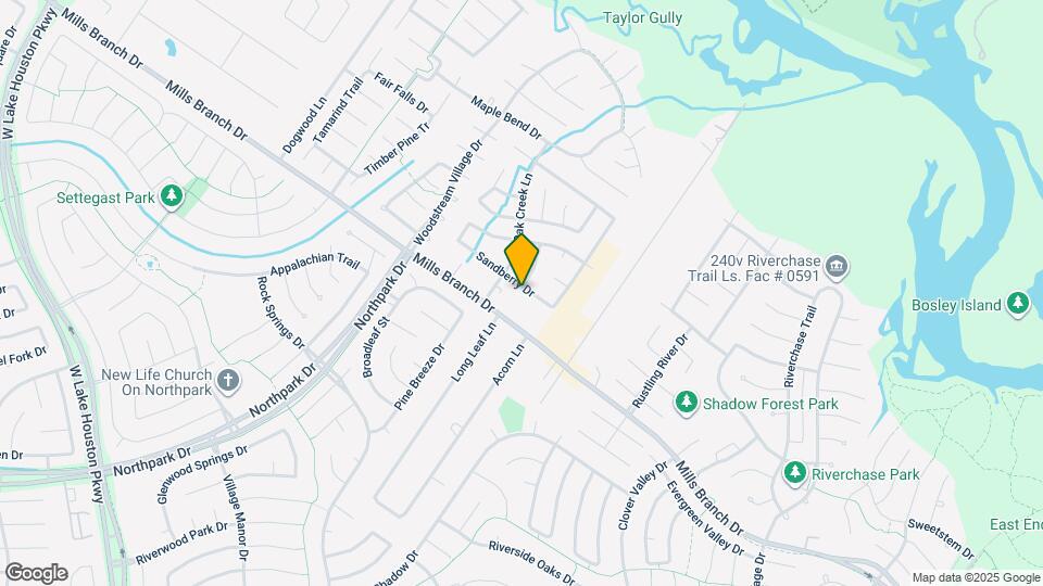 2737 Sandberry Dr Map and Location Details