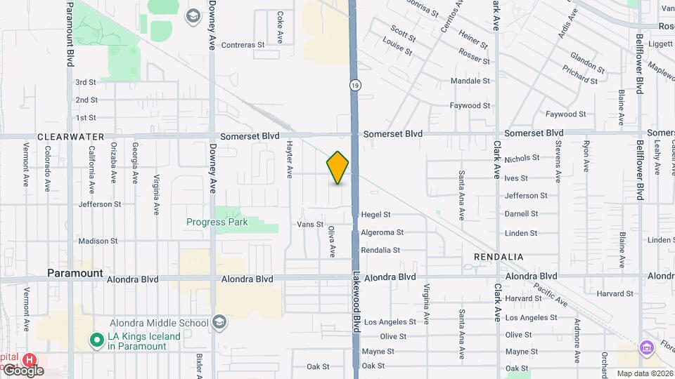 15327 Pimenta Ave Map and Location Details