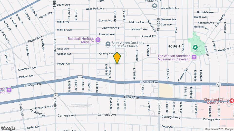 1857 E 70th St Map and Location Details