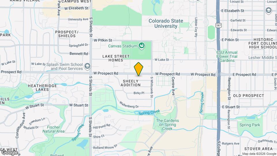 830 Balsam Ln Map and Location Details