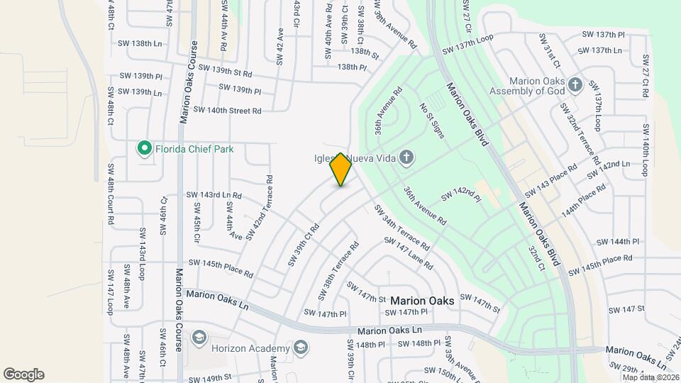 14297 SW 39th Terrace Map and Location Details