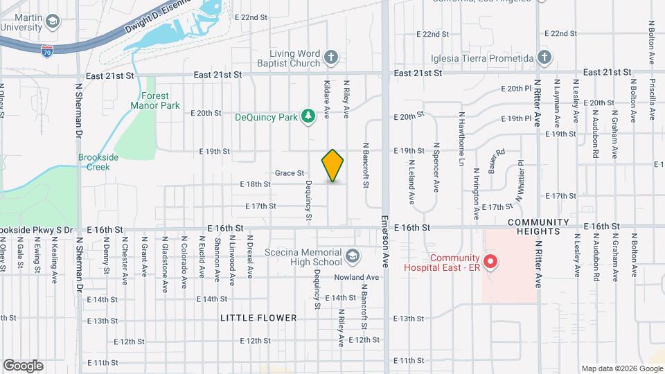 1739 Kildare Ave Map and Location Details