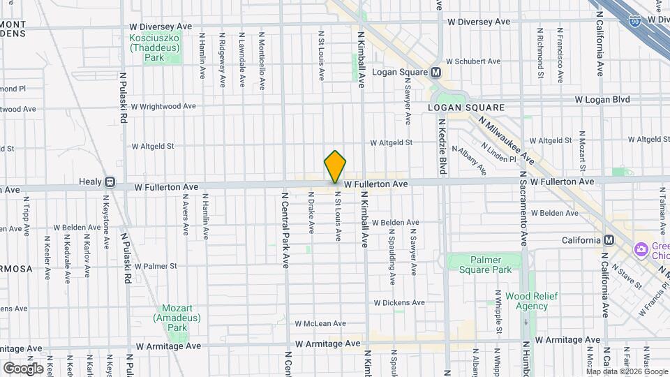 2354 N Saint Louis Ave Map and Location Details