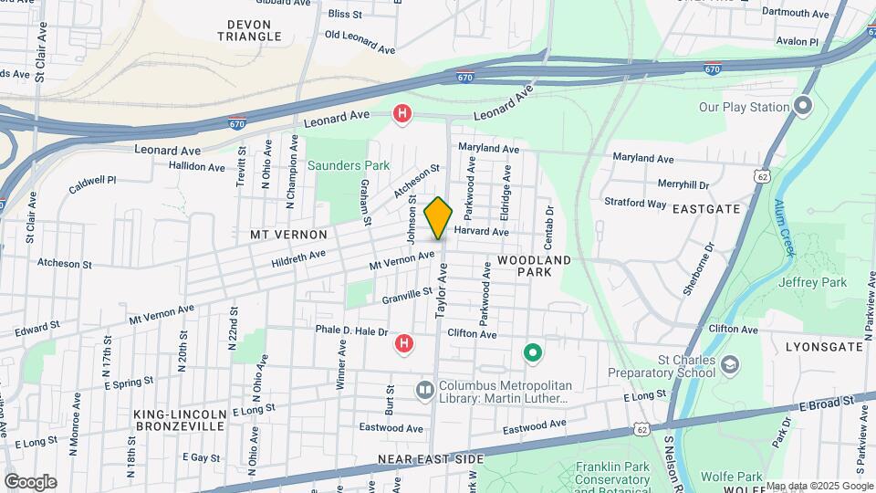1526-1530 Mount Vernon Ave Map and Location Details