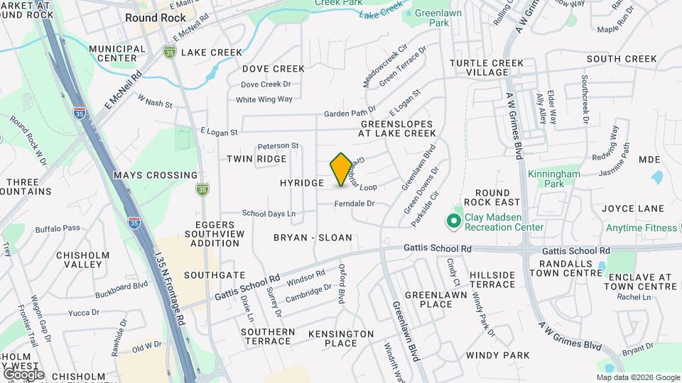 907 Fairway Green Cove Map and Location Details