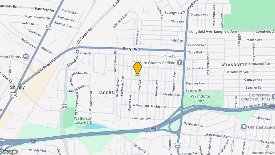 3636 Craig Ave Map and Location Details