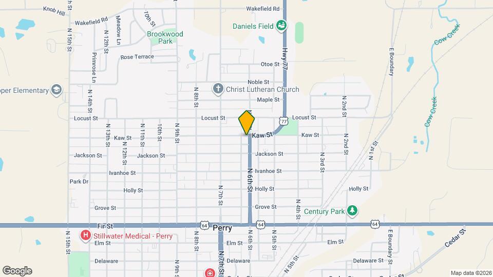 602 Kaw St Map and Location Details