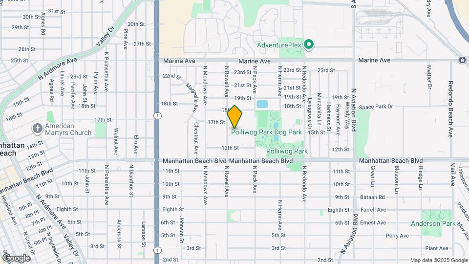 1417 15th St, Unit RearHouse Map and Location Details