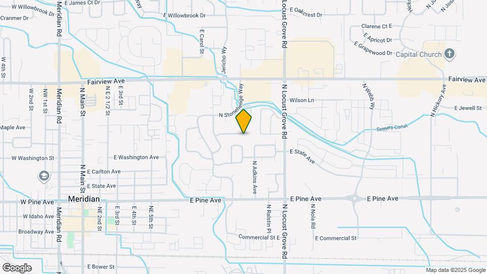 1431 E Drucker St Map and Location Details