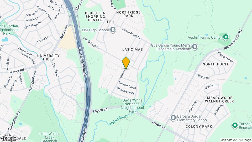 7009 Millrace Dr Map and Location Details