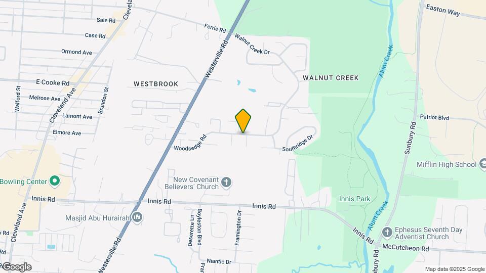 2621 Woodsedge Rd Map and Location Details