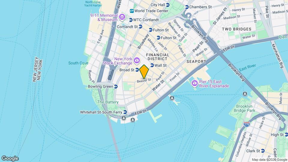 56 Beaver St, Unit 4F Mapa y Detalles de la Ubicación