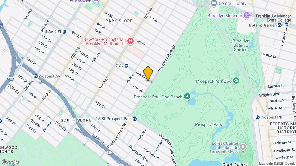 145 Prospect Park W Map and Location Details