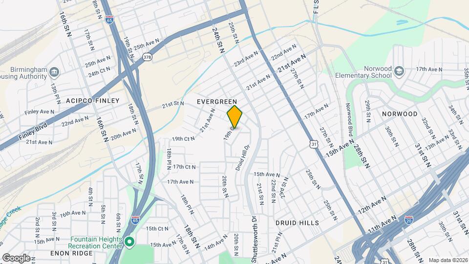 1911 19th Ct N Mapa y Detalles de la Ubicación