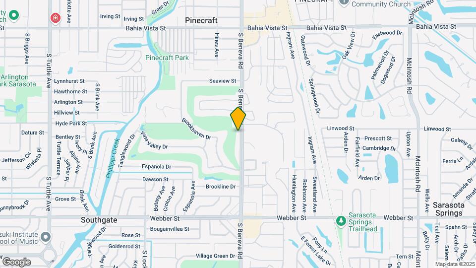 2018 S Beneva Rd Map and Location Details