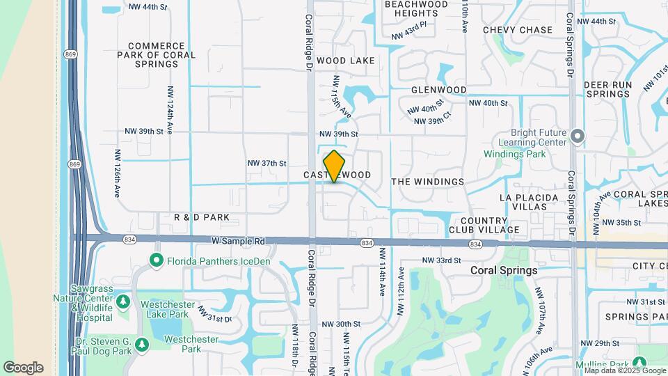 11585 NW 36th St Map and Location Details