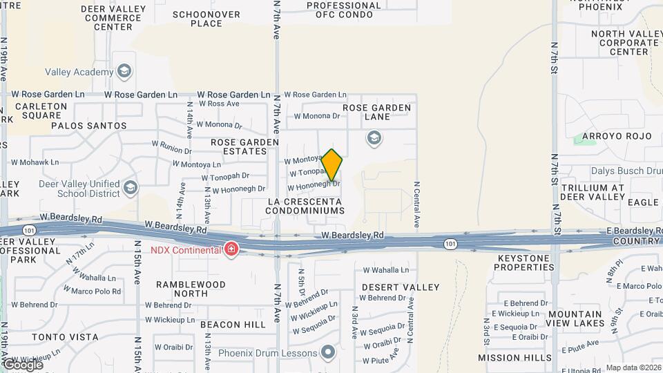 317 W Hononegh Dr, Unit 5 Map and Location Details