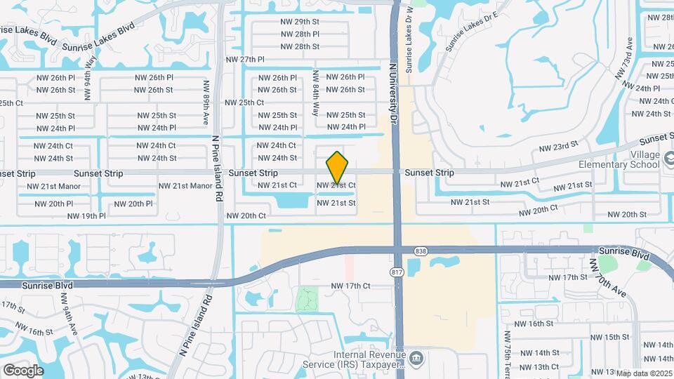 8390 NW 21st Ct Map and Location Details