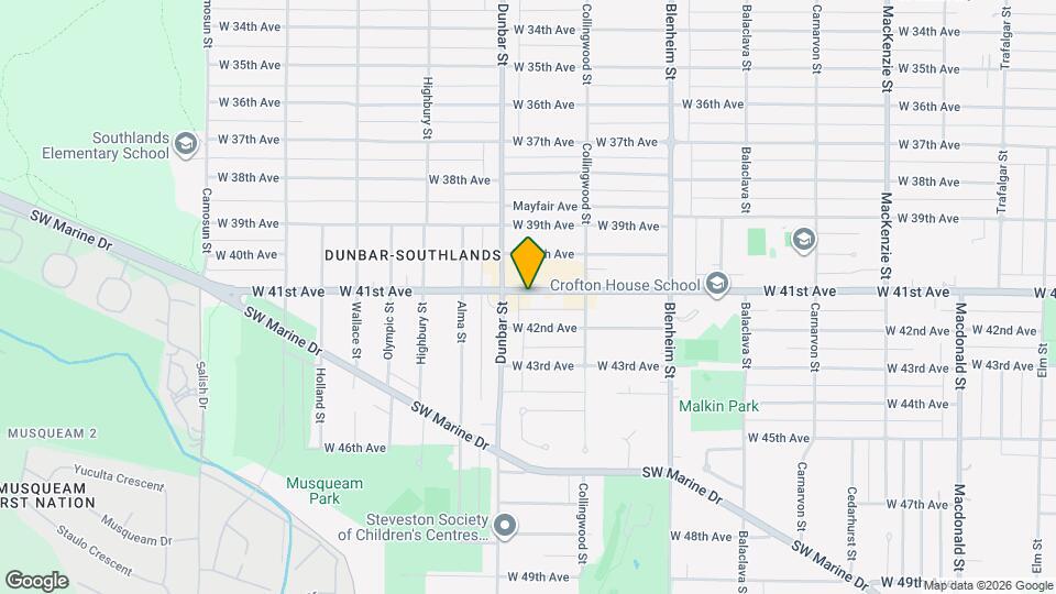 3580 W 41st Ave Map and Location Details