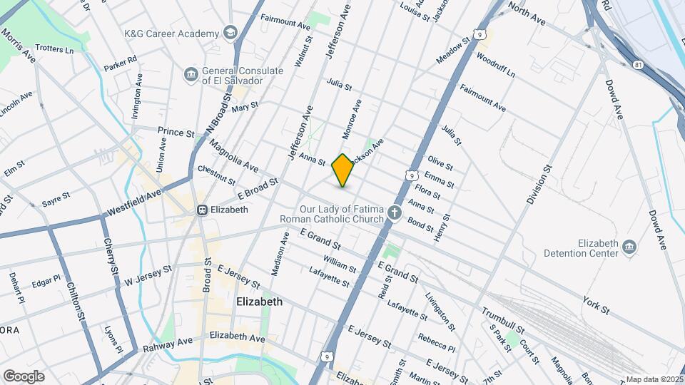 1064 Bond St Map and Location Details