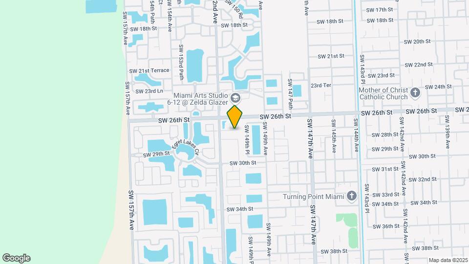 15050 SW 27th St Map and Location Details