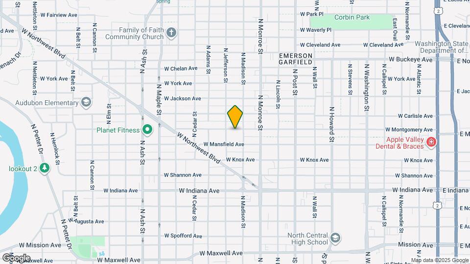 1113 W Montgomery Ave Map and Location Details