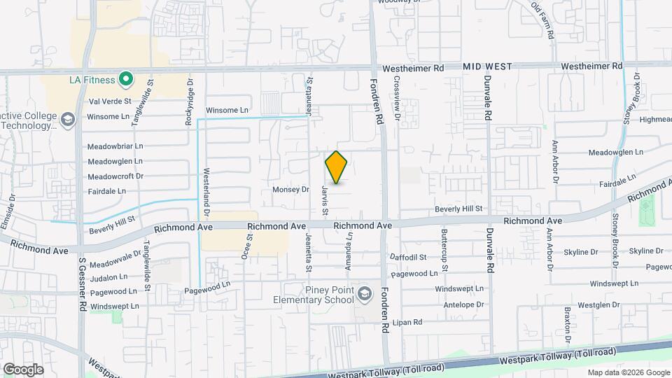 9022 Topaz St, Unit A Map and Location Details