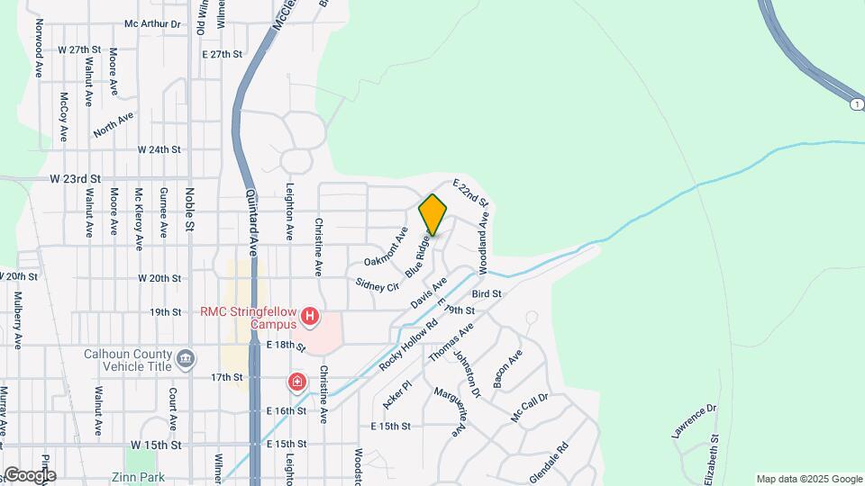 804 Blue Ridge Dr Mapa y Detalles de la Ubicación