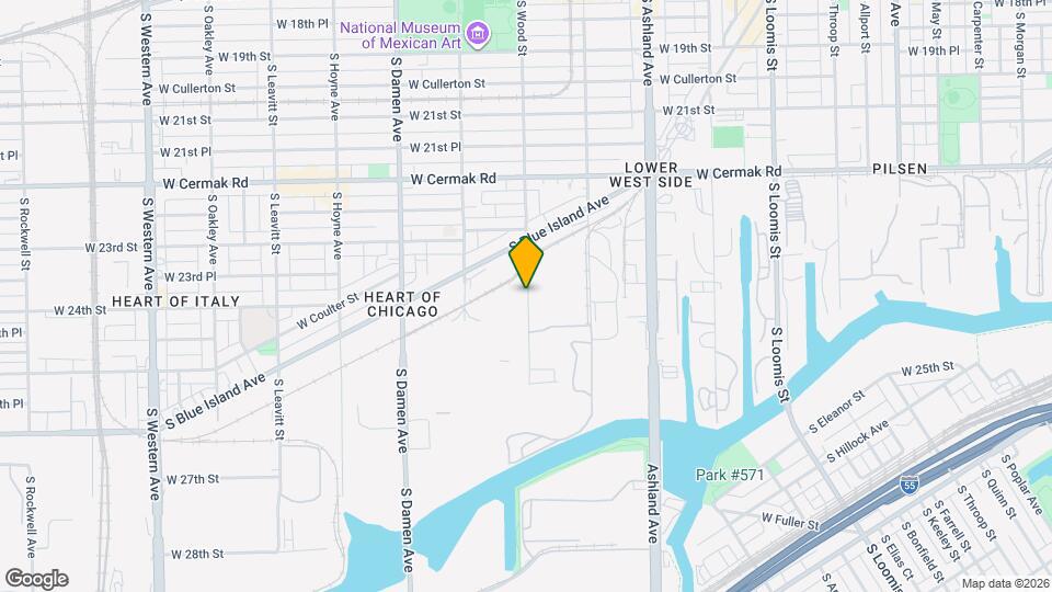 1622 S Wood St, Unit 6E Mapa y Detalles de la Ubicación