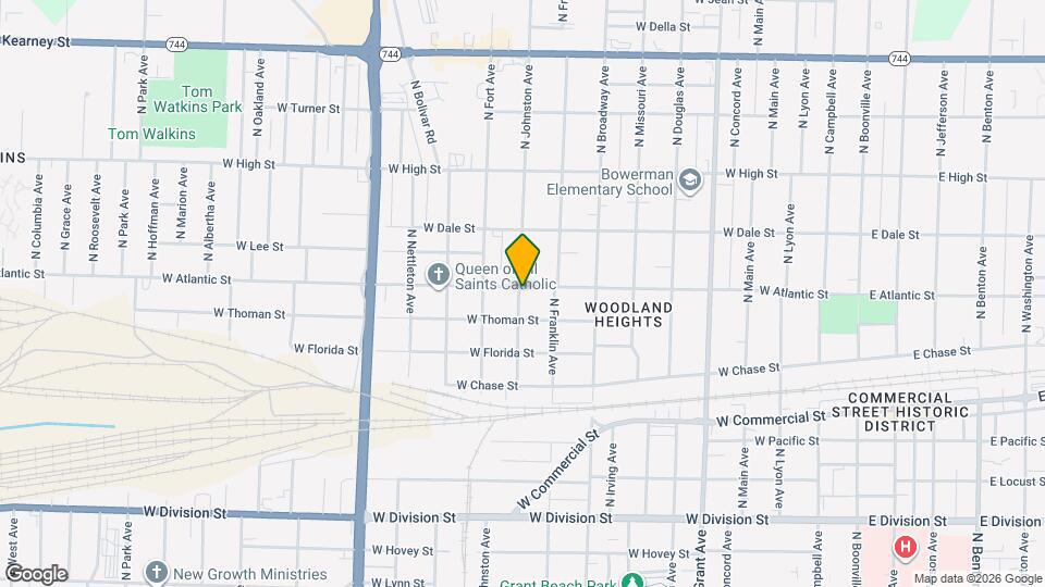 1130 W Atlantic St Mapa y Detalles de la Ubicación