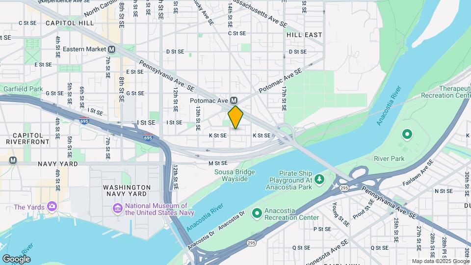 1408 K St SE Map and Location Details