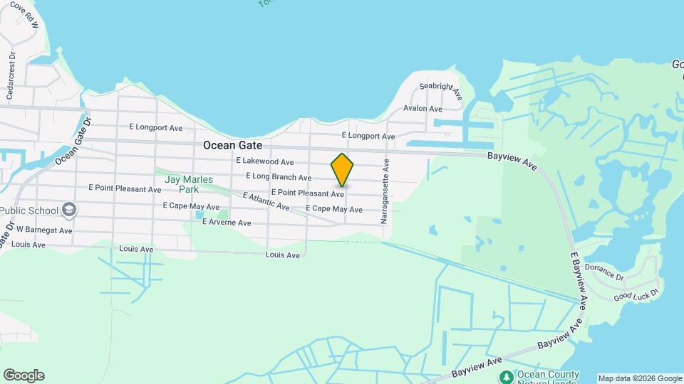 616 Newport Ave Map and Location Details