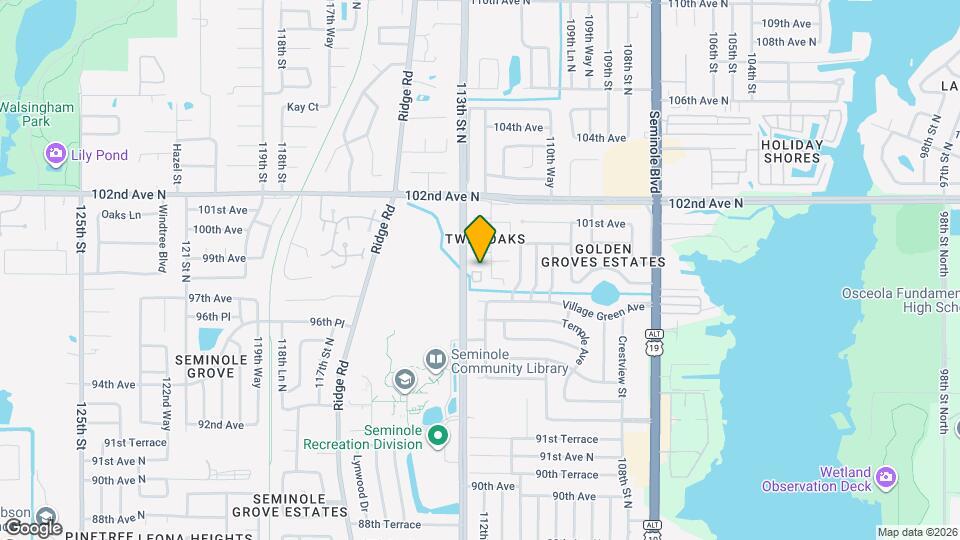 9881 113th St N, Unit 215 Map and Location Details