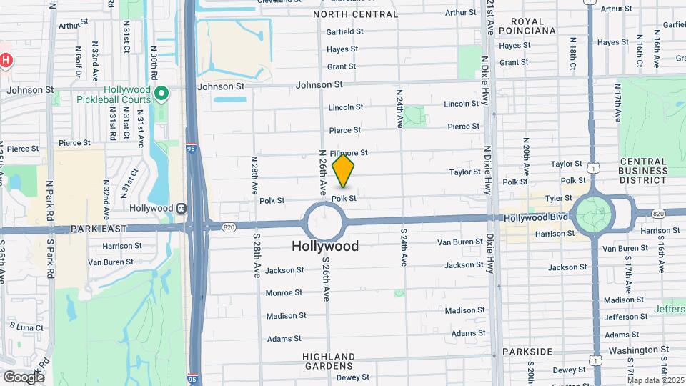 2525 Polk St Map and Location Details