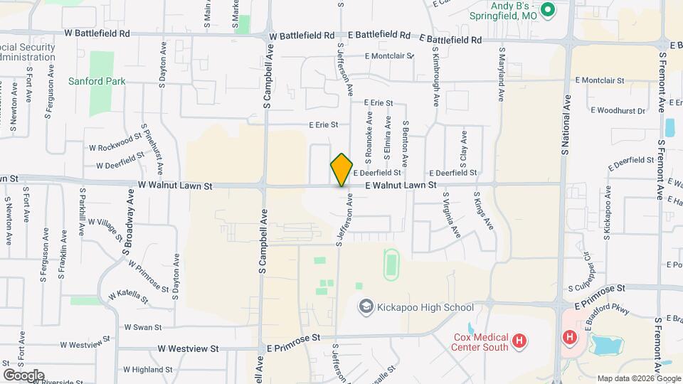 409 E Jewett Pl Map and Location Details