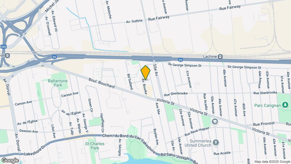 435 Bourke Av Map and Location Details
