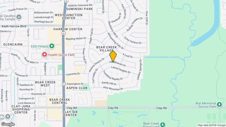 15723 Creekhaven Dr Map and Location Details