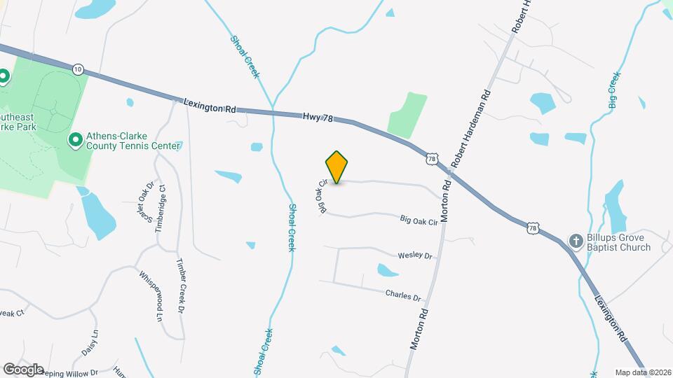 235 Big Oak Cir Mapa y Detalles de la Ubicación