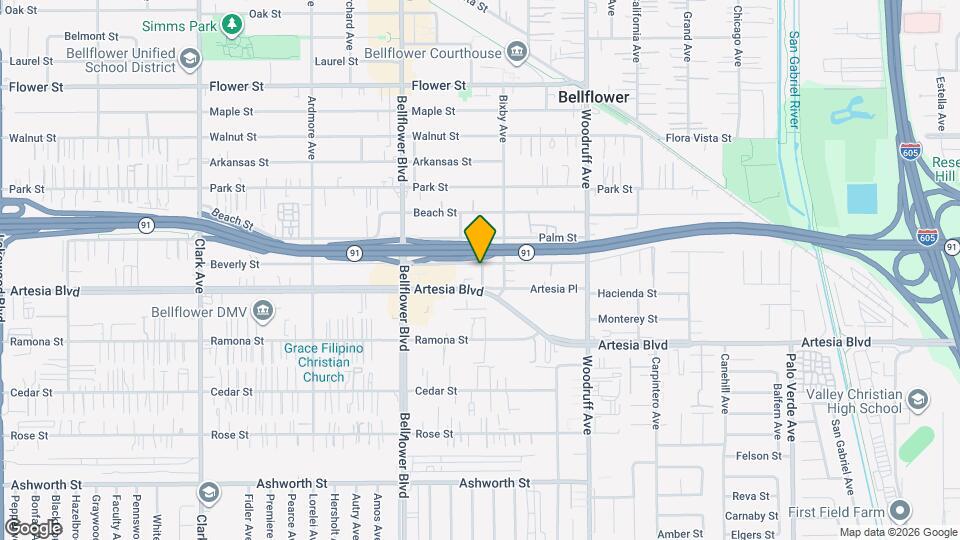 9932 Beverly St Map and Location Details