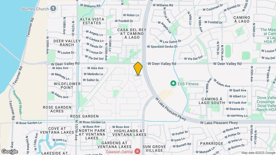 10212 W Salter Dr Map and Location Details