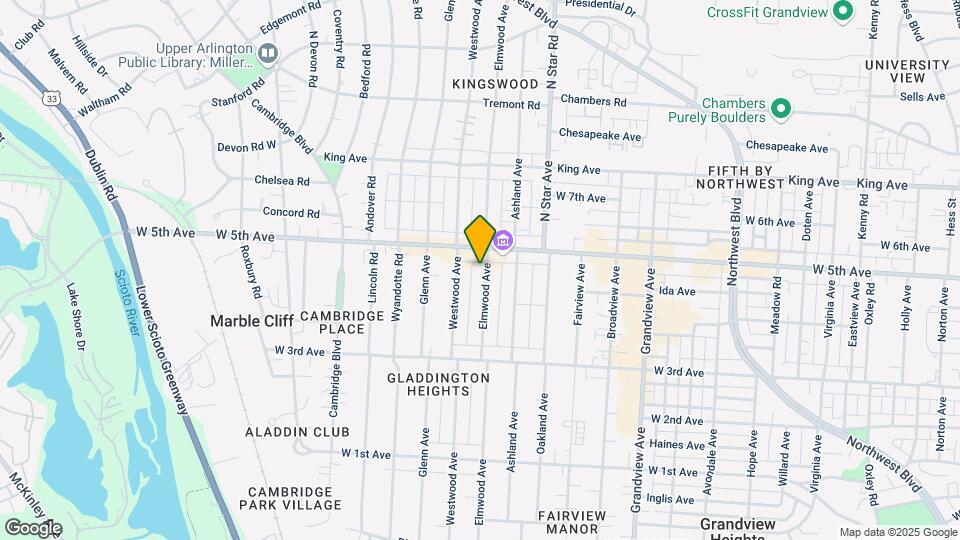 1535 Elmwood Ave Map and Location Details
