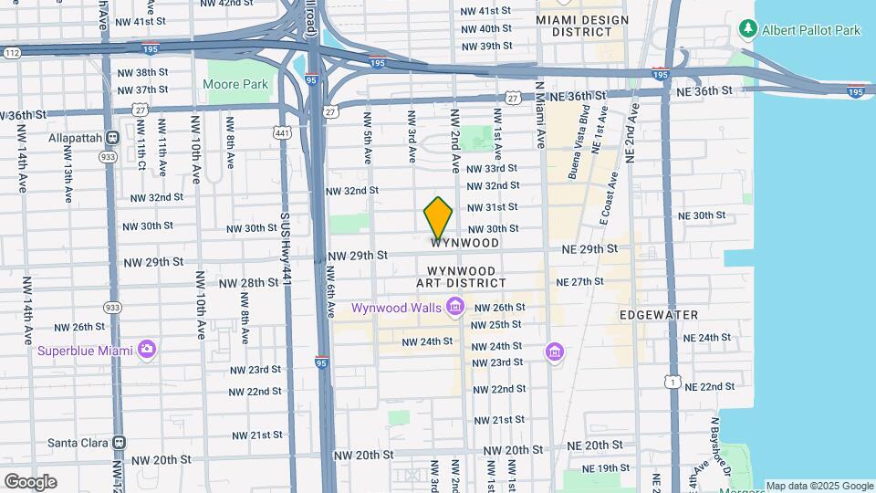 251 NW 29th St, Unit 207 Map and Location Details