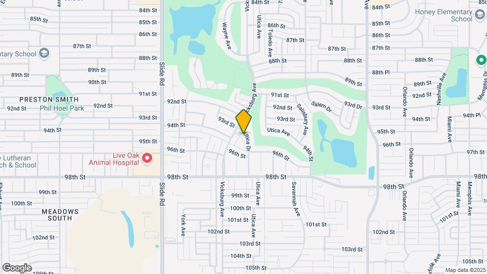 9306 Utica Dr Map and Location Details