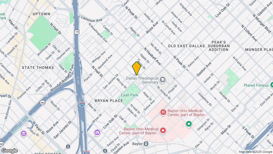 1406 Pecos St Mapa y Detalles de la Ubicación