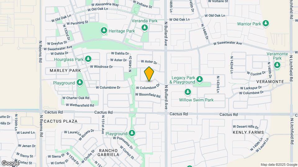 14807 W Larkspur Dr Map and Location Details