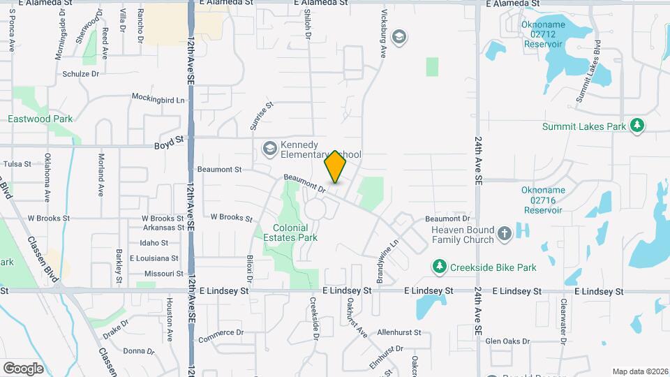 1817 Beaumont Dr Map and Location Details