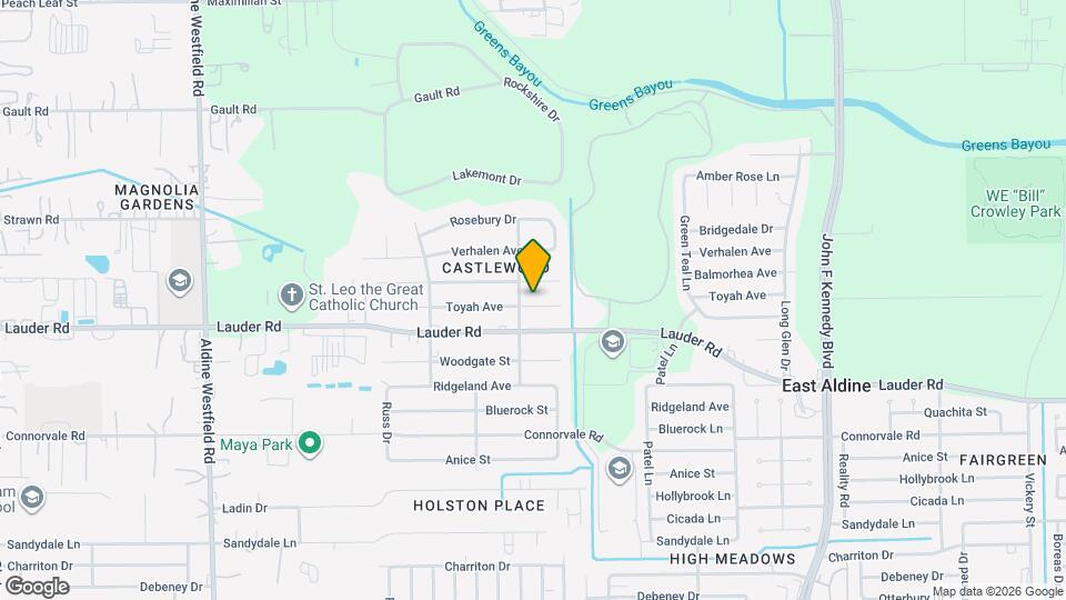2809 Toyah Ave Map and Location Details