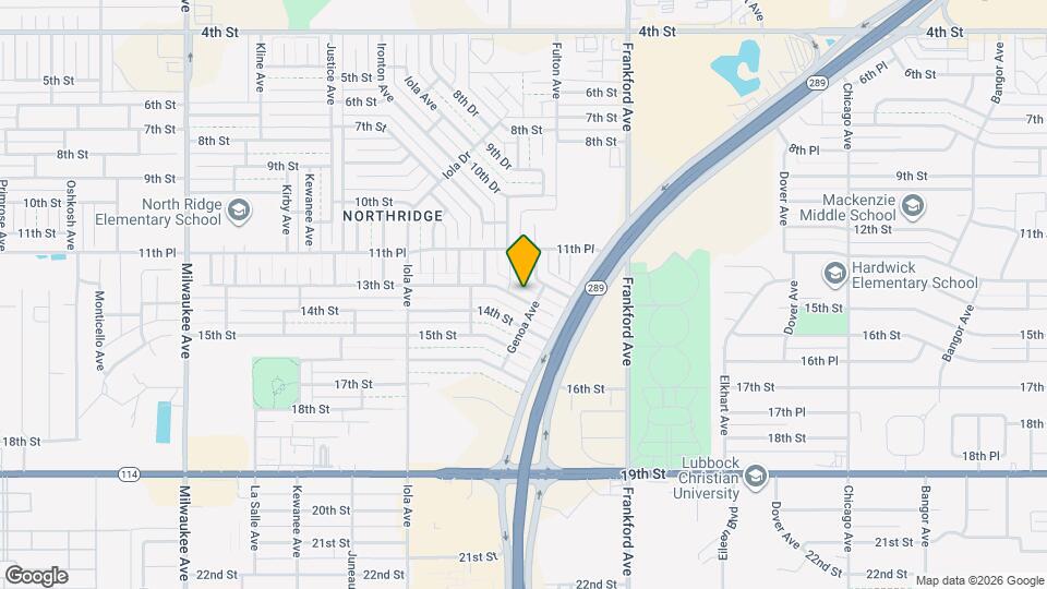 5906 13th St Map and Location Details